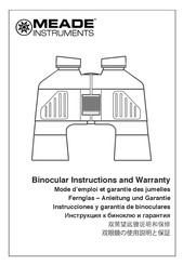 Meade Instruments 10x42 Instrucciones Y Garantía