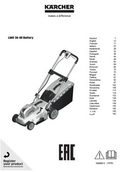 Kärcher LMO 36-40 Battery Manual De Instrucciones