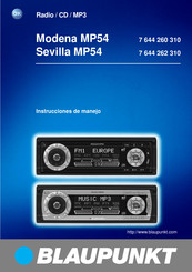 Blaupunkt Sevilla MP54 Instrucciones De Manejo