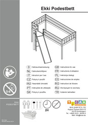 Ticaa Ekki Podestbett Instrucciones De Empleo