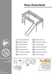 Ticaa Rene Rutschbett Instrucciones De Empleo