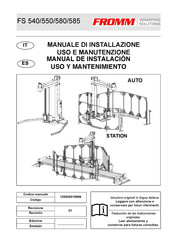 Fromm FS 580 Manual De Instalación, Uso Y Mantenimiento