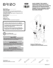 Brizo 65322LF-NKTKLHP Manual De Instrucciones