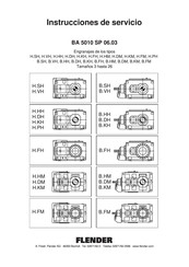 FLENDER BA 5010 SP 06.03 Instrucciones De Servicio