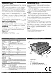 Mastervolt Sine 12/400 Guia De Inicio Rapido