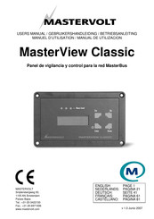 Mastervolt MasterView Classic Manual De Utilización