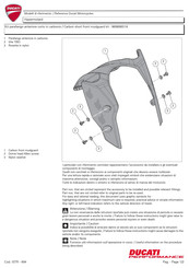 DUCATI Performance 96989931A Instrucciones De Montaje