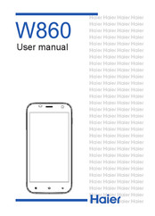 Haier W860 Manual Del Usuario