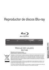 Samsung BD-P1400 Manual Del Usuario