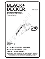 Black and Decker AV1500LA Manual De Instrucciones