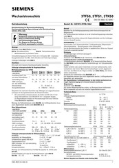 Siemens 3TF50 Manual Del Usuario