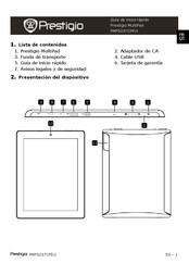 Prestigio MultiPad PMP5097CPRO Guia De Inicio Rapido