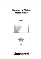 Jonsered 2036 Manual