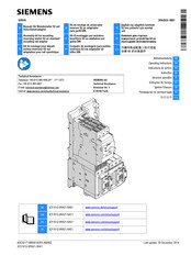 Siemens SIRIUS 3RA2933-1BB1 Manual De Instrucciones