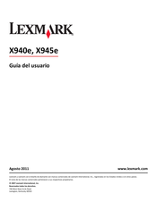 Lexmark X945e Guia Del Usuario