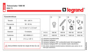 LEGRAND 036 71 Manual Del Usuario