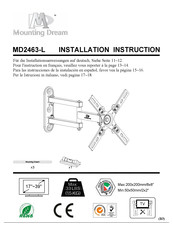 Mounting Dream MD2463-L Instrucciones Paso A Paso De Su Instalación