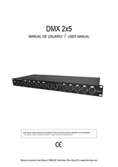 Triton Blue DMX 2x5 Manual Del Usuario