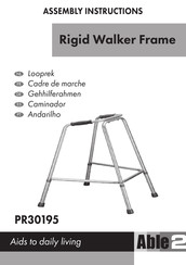 ABLE2 Rigid Walker Frame Instrucciones De Montaje