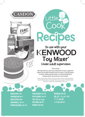 Casdon Kenwood Toy Mixer Manual Del Usuario