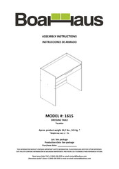 Boahaus 1615 Instrucciones De Armado