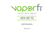 Vaporfi VOX 60 TC Manual De Usuario