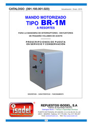 ISODEL BR-1M Manual De Instrucciones