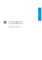 HP Latex R1000 Serie Manual De Instrucciones