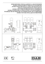 DAB PUMPS 1-2-3 K 60/800 T 1-2-3 KV 50/6 T Manual Del Usuario