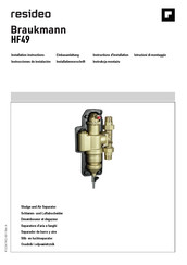 resideo Braukmann HF49 Instrucciones De Instalación