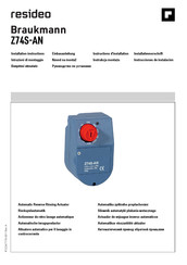 resideo Braukmann Z74S-AN Instrucciones De Instalación