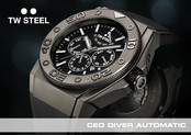 TW Steel CEO DIVER AUTOMATIC Manual De Instrucciones