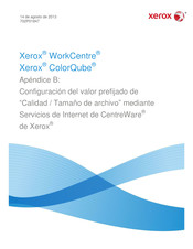 Xerox WorkCentre 75 Serie Instrucciones De Configuración