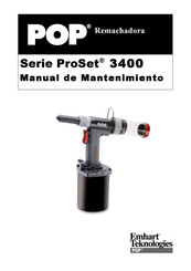 Emhart Teknologies POP ProSet 3400 Serie Manual De Mantenimiento