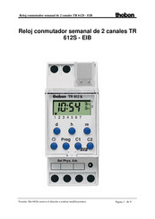 Theben TR 612S - EIB Manual De Instrucciones