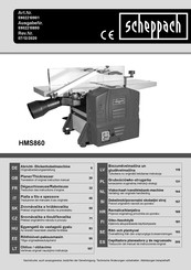 Scheppach HMS860 Manual Del Usuario