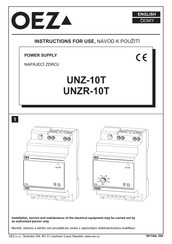 OEZ UNZ-10T Manual Del Usuario