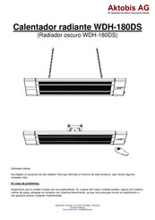 Aktobis WDH-180DS Instrucciones De Uso