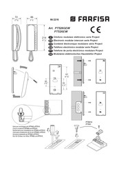 Farfisa Intercoms Project Serie Guia De Inicio Rapido