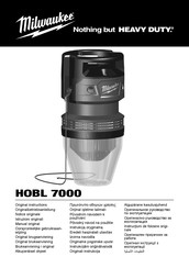 Milwaukee HOBL 7000 Manual Original