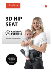 Miamily 3D Hip Seat Manual De Instrucciones