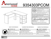 Ameriwood HOME 9354303PCOM Instrucciones De Montaje