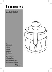 Taurus Liquafruits Manual De Instrucciones