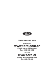 Ford Ka 2011 Manual Del Usuario