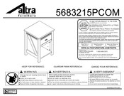 Altra Furniture 5683215PCOM Manual De Instrucciones