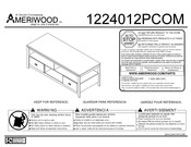 Dorel Ameriwood 1224012PCOM Instrucciones De Montaje