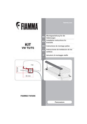 Fiamma KIT BRANDRUP VW T6 Instrucciones De Instalación