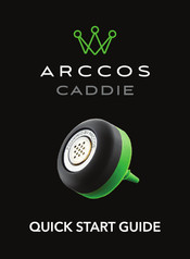 ARCCOS CADDIE Guia De Inicio Rapido