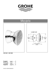 Grohe Movario 28 522 Manual De Instrucciones