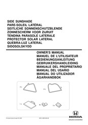 Honda HON-CIVI-3-A-RS-566 Manual Del Propietário